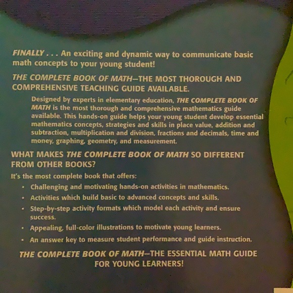 Grades 3 - 4 Complete Book Of Math - Picture 2 of 3